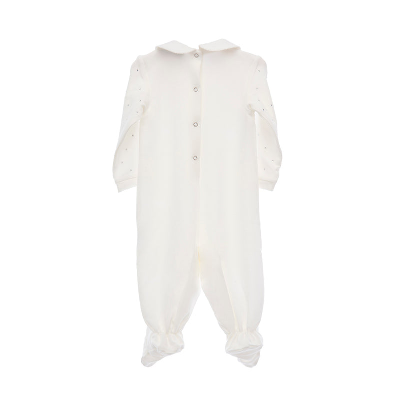 Beige Crystallized Babygrow