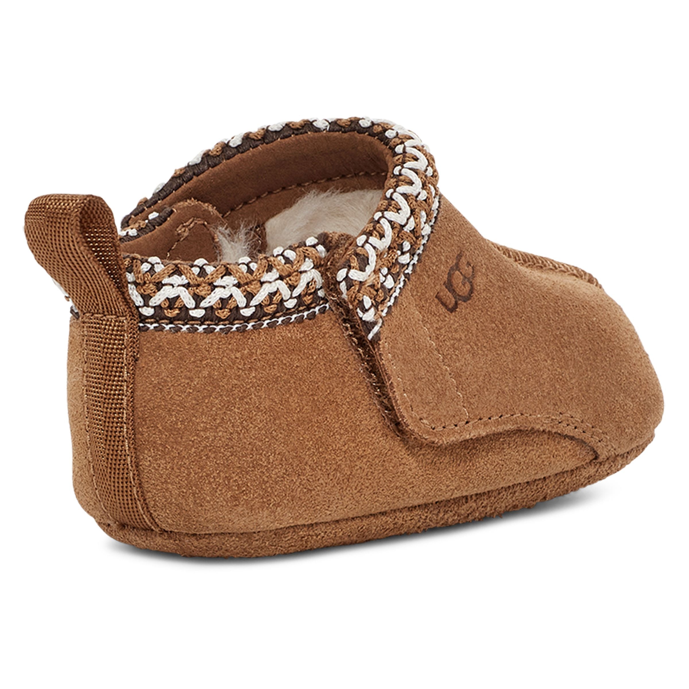 Beige Tasman Booties - kids atelier