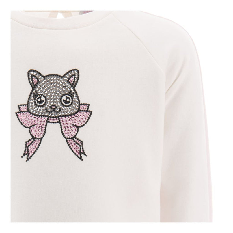 Pink Crystal Cat Jersey Dress