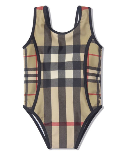 burberry-8061960-Beige Check Swimsuit-126589-a7028