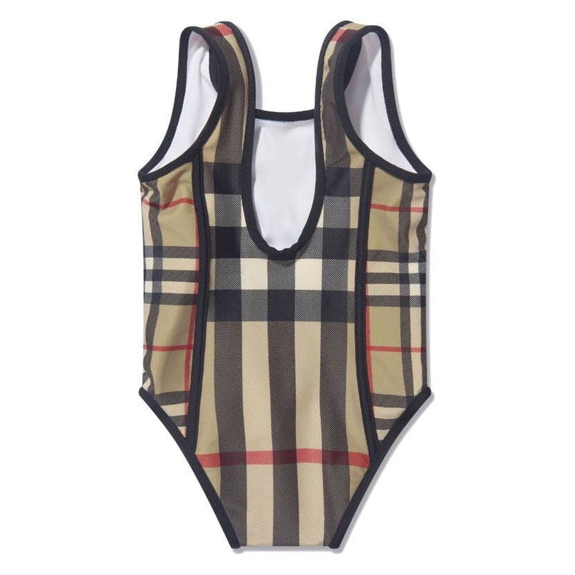 burberry-8061960-Beige Check Swimsuit-126589-a7028