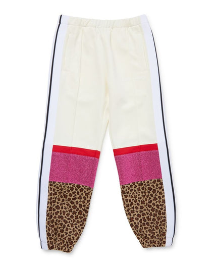 pa-White & Leopard Print Sweatpants-pgcj004f22fab0010101