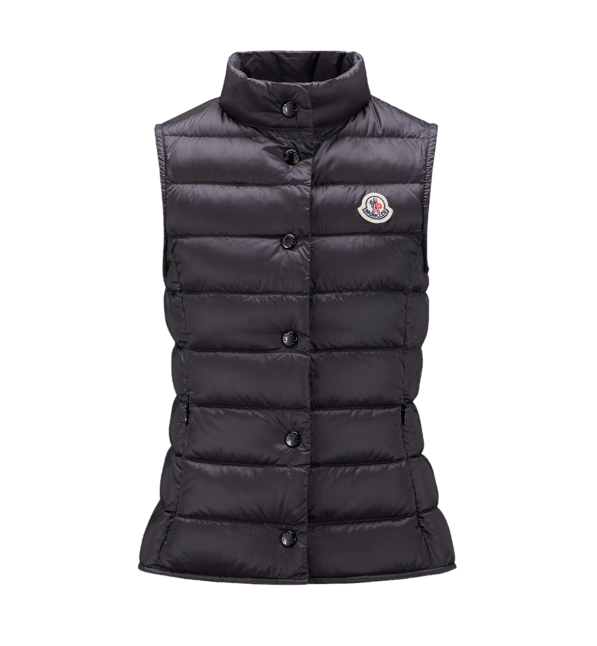 Black moncler gilet store womens