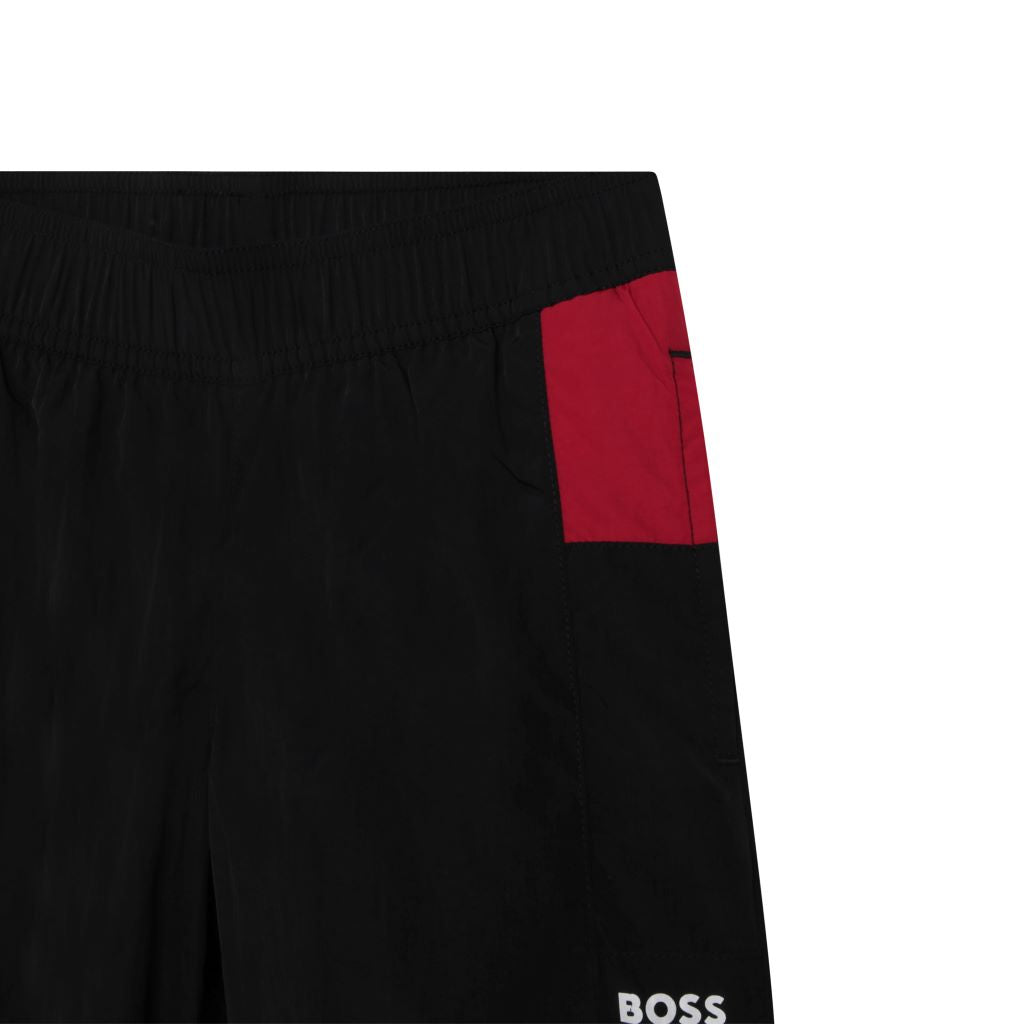 boss-Black Jogging Bottoms-j24797-09b