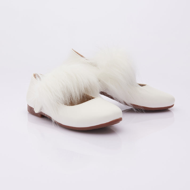 kids-atelier-perla-kid-girl-snow-white-matte-fur-strap-flats-v92b-snow-white