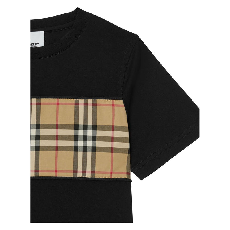 burberry-8064784-Black Cedar Check T-Shirt-130828-a1189