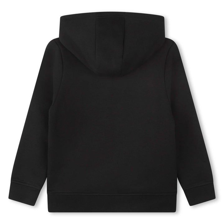 Black Hooded Logo Sweatshirt