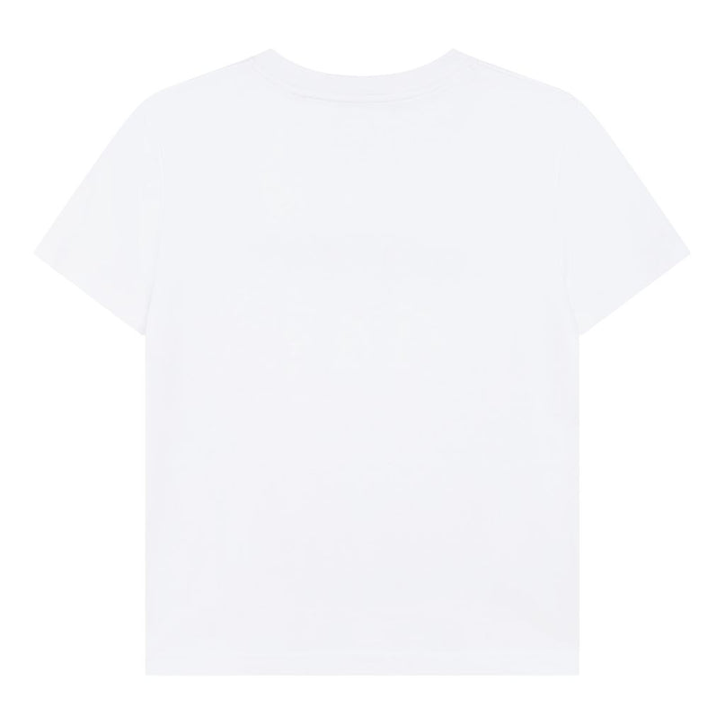 givenchy-h25378-10b-White Logo T-Shirt