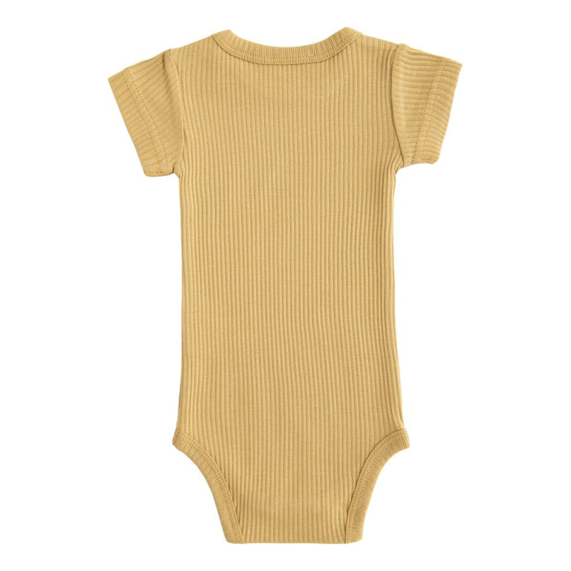 banblu-Yellow SS baby-boy-girl-Modal Bodysuit-51177