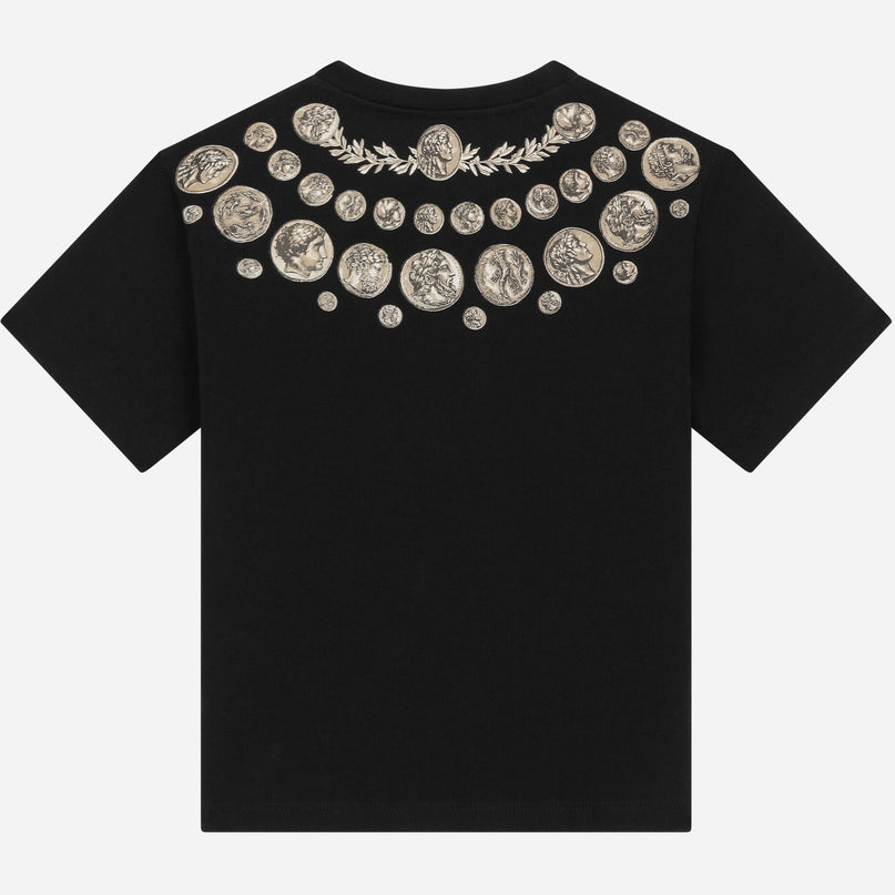 dg-Black Multi Coin Print T-Shirt-l4jtey-g7j8h-hn4rg