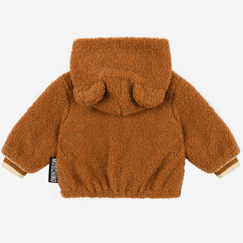 moschino-Brown Reversible Hooded Jacket-mua006-lia00-20093