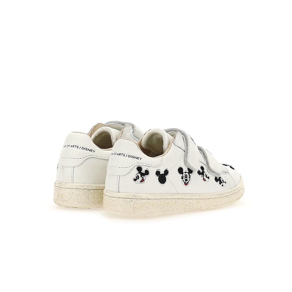 White Velcro Sneakers 26 / White by Kids Atelier