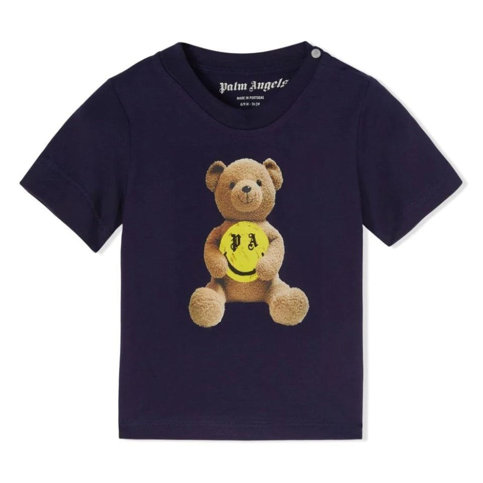 Navy Blue Bear Logo T-Shirt - kids atelier