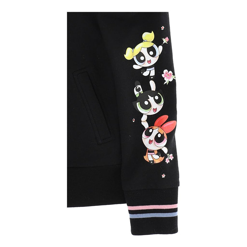 monnalisa-Black Powerpuff Girls Sweatshirt-198805ra-8018-0050