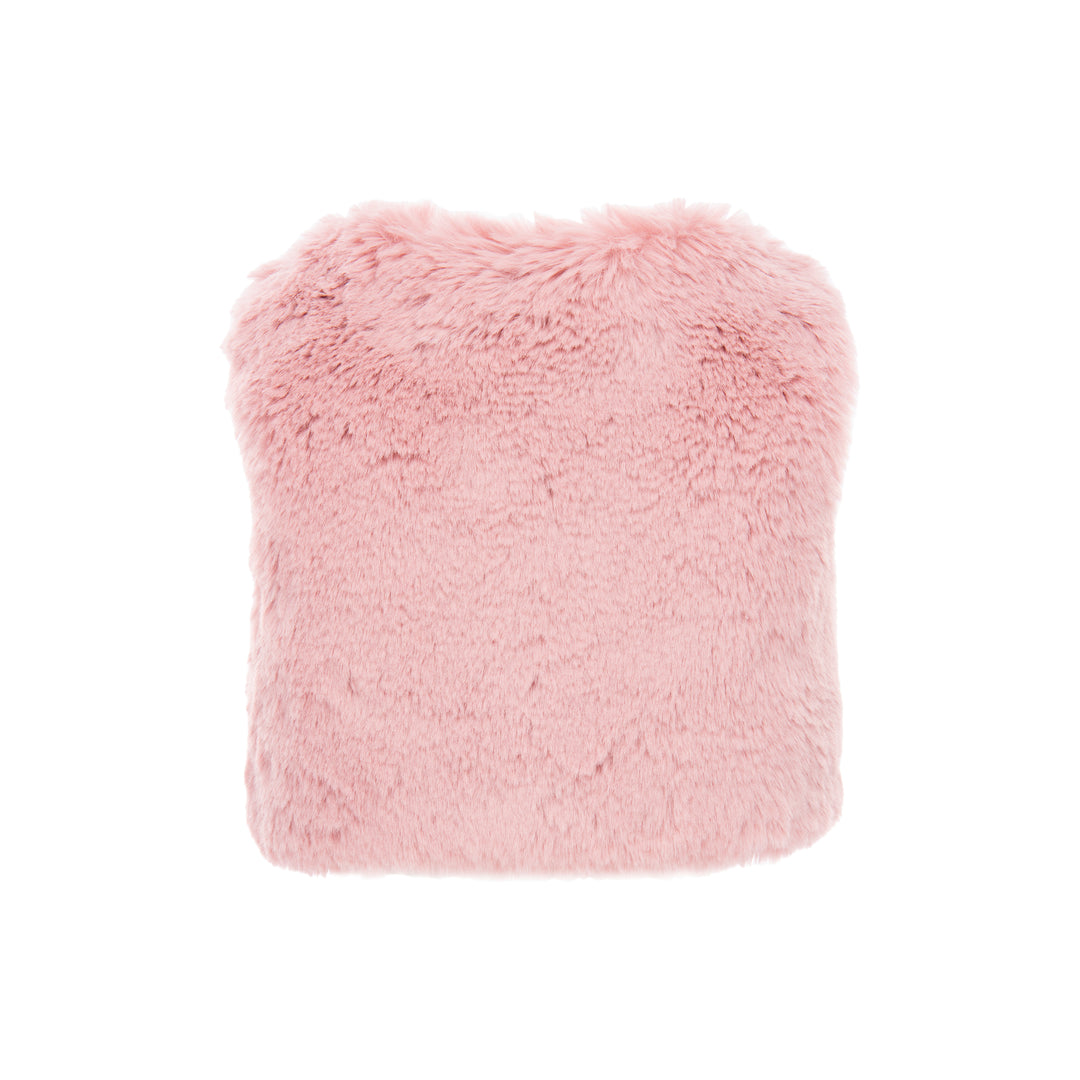 Pink Faux Fur Open Front Vest – Styleverde