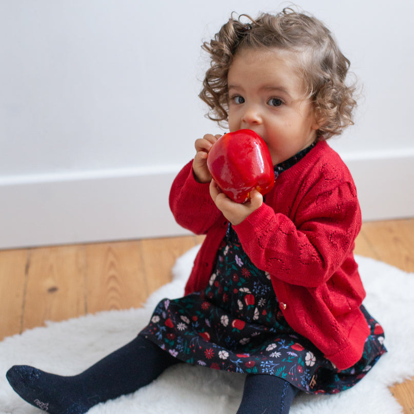 kids-atelier-carrement-beau-baby-girl-red-apple-embroidered-cardigan-y05272-961