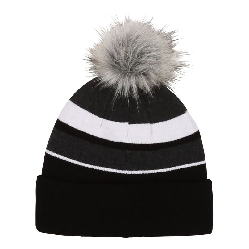 boss-Black Logo Pompom Beanie-on-hat-j21221-09b