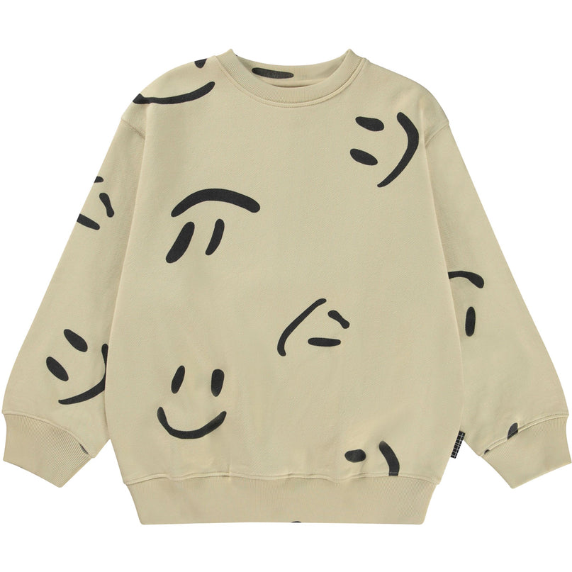 molo-Beige Monti Sweatshirt-6w23j218-6996