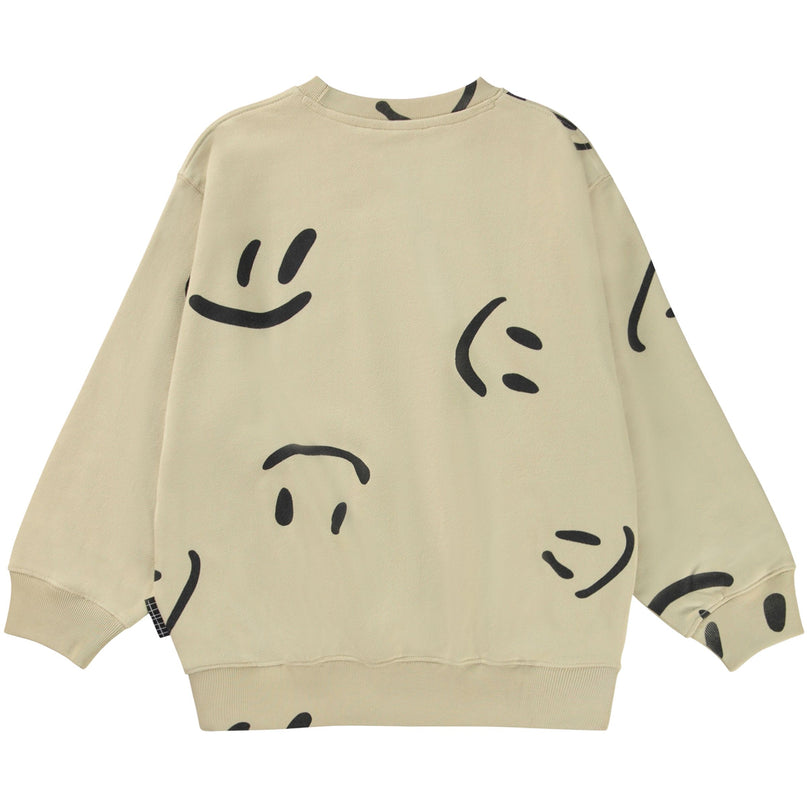 molo-Beige Monti Sweatshirt-6w23j218-6996