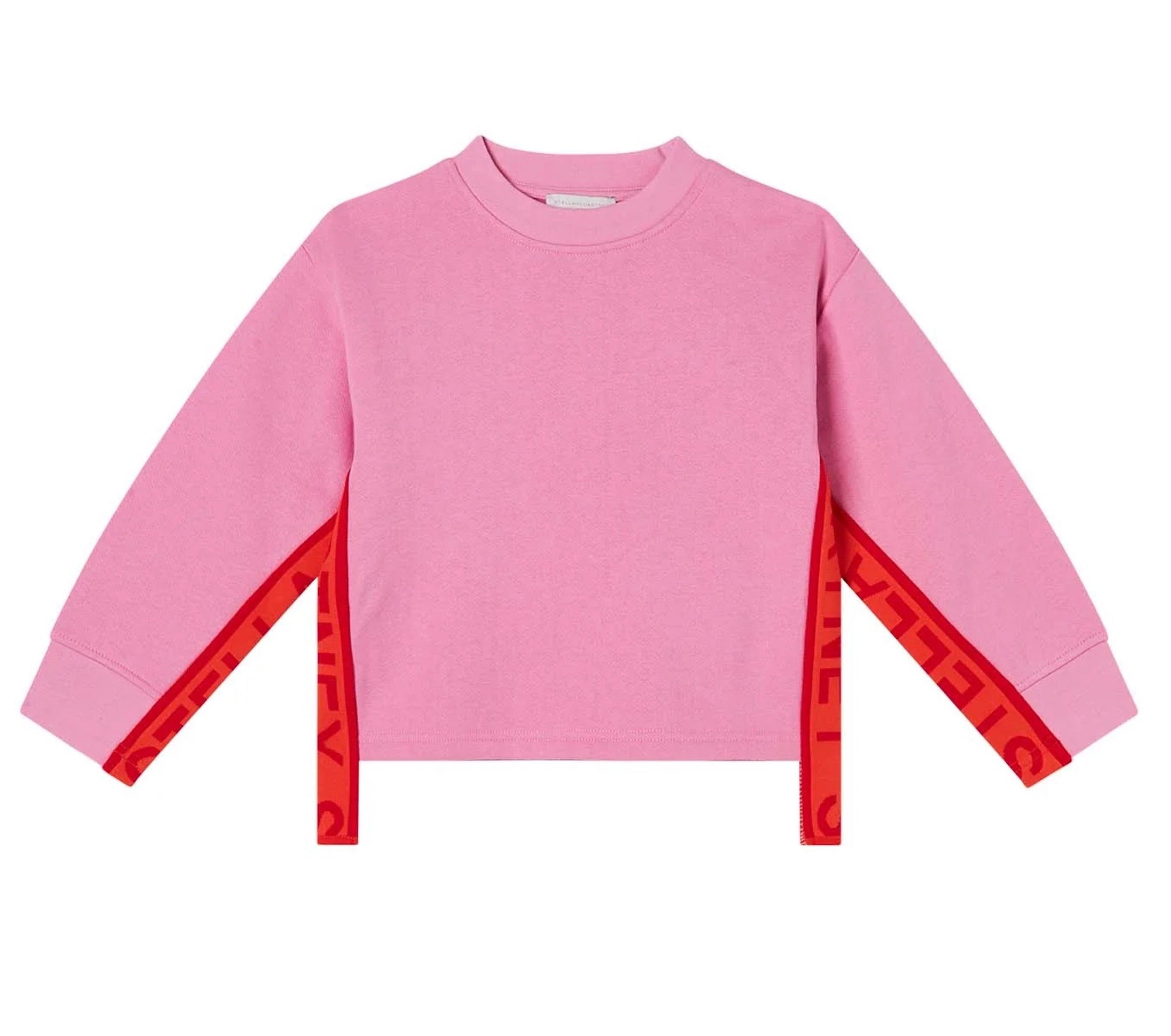 Pink Crewneck Sweatshirt Logo kids atelier - Inseam