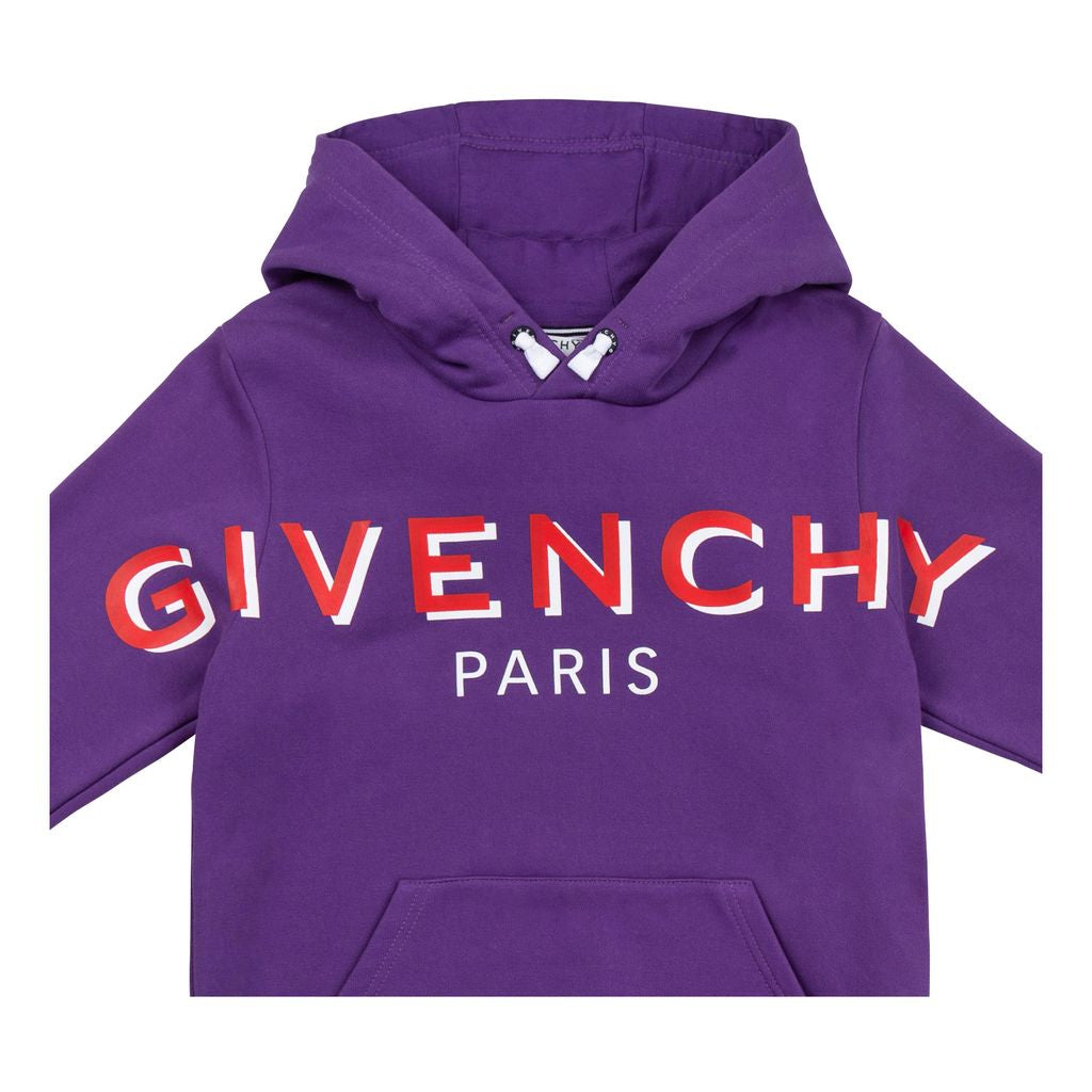 Purple Logo Hoodie kids atelier