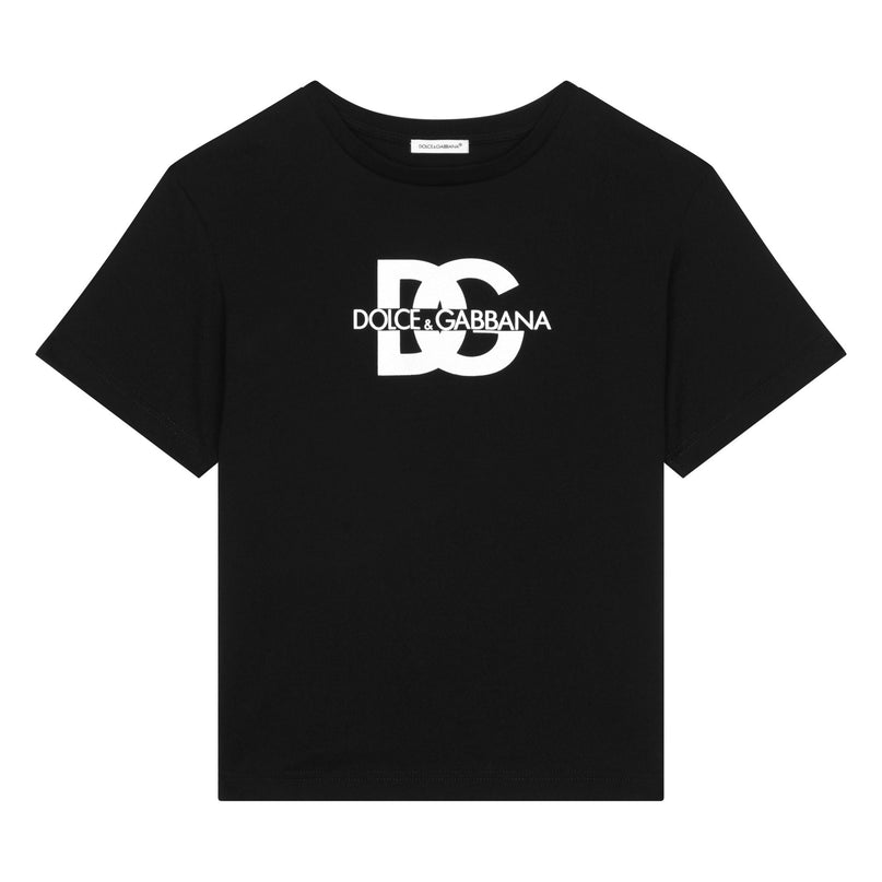 dg-l4jtey-g7m4h-n0000-Black Logo T-Shirt