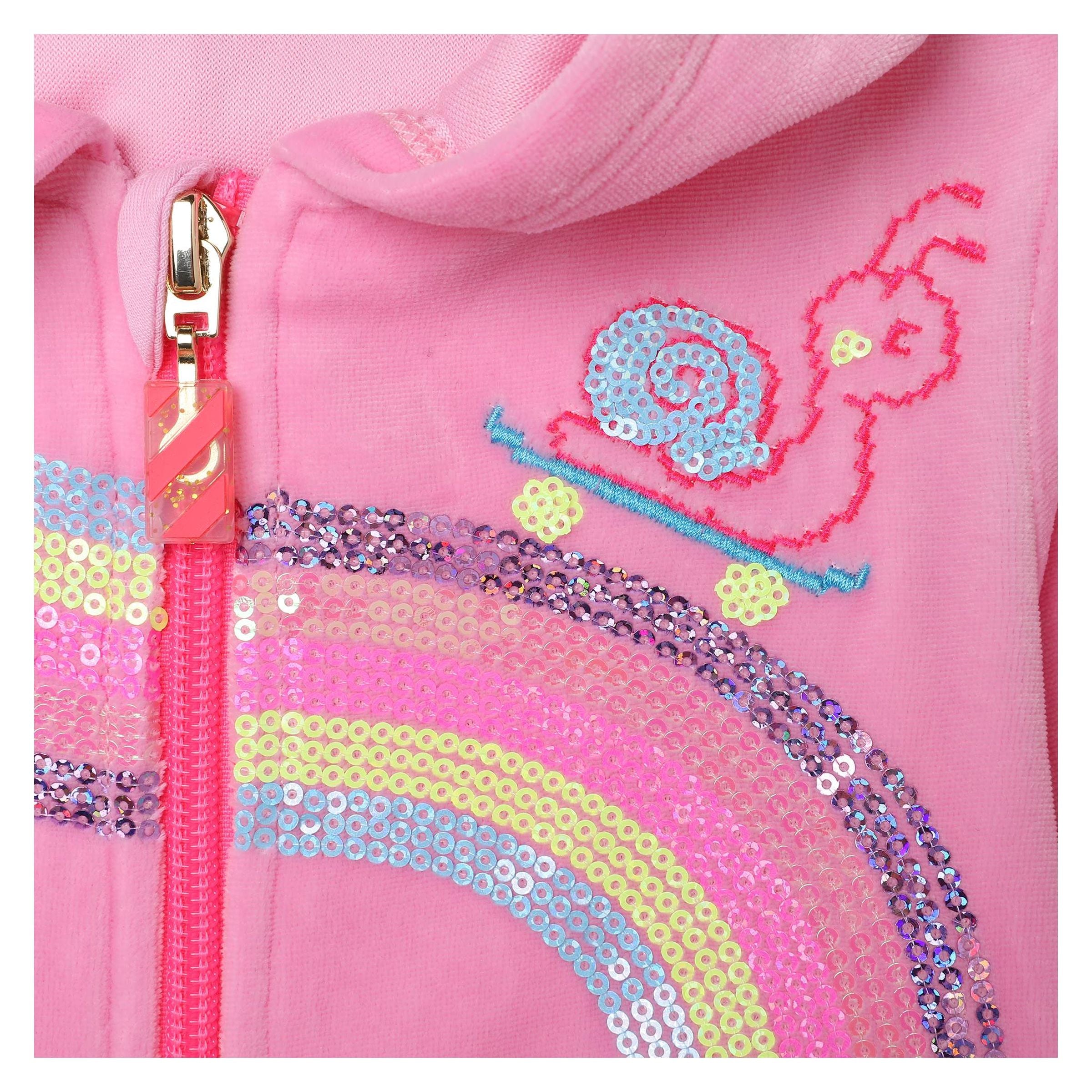 Blush zip up discount hoodie