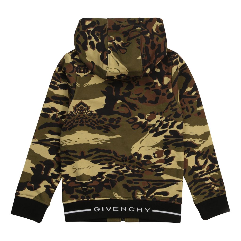Givenchy Green 4G Stars Hoodie