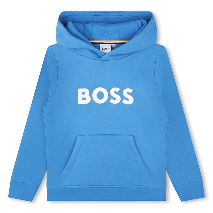 Blue Logo Hooded Sweatshirt